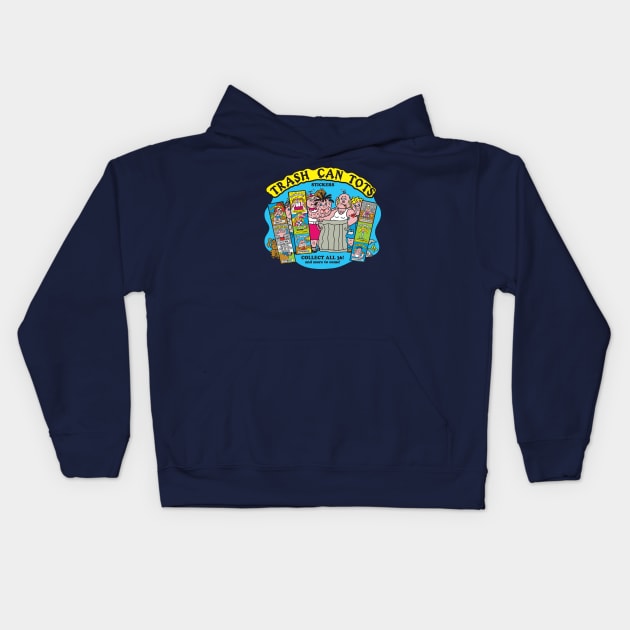 Trash Can Tots Kids Hoodie by Chewbaccadoll